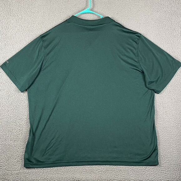 Reebok Golf Polo Shirt Men's 4XL Green Performance Short Sleeve - Picture 7 of 9